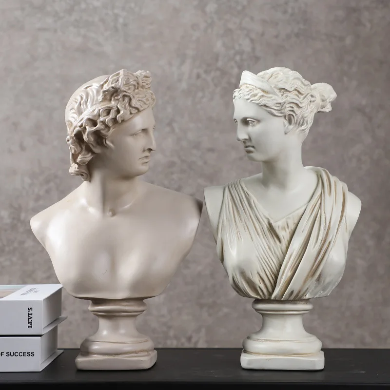 

New Nordic Art Supplies Retro Figure Statue Sketch Model Ornaments Home Study Living Room Decorations Painting Props Craft Gifts