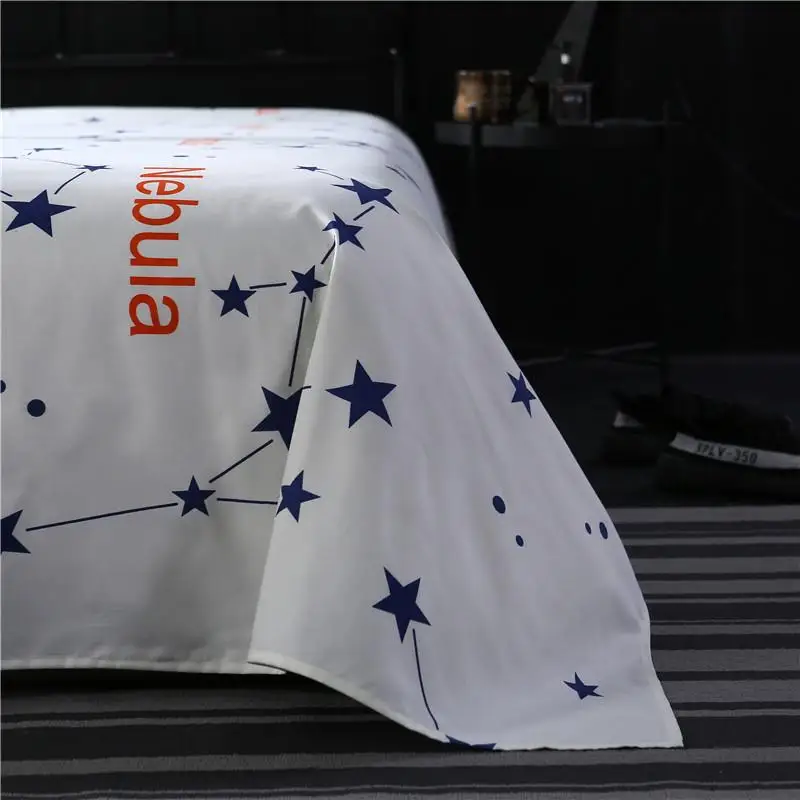 

Blue star 3/4pcs Bedding Sets boys kids fashion Duvet Cover Bed Sheets Pillowcases twin queen king Comforter cover bedclothes