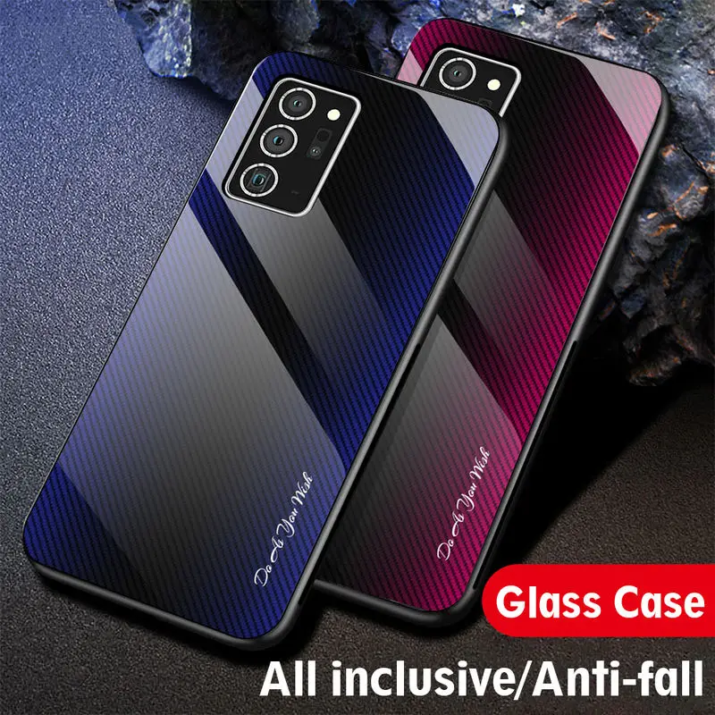 Чехол для SamSung Galaxy Note 20 мягкая рамка из ТПУ Модный Красочный градиентный