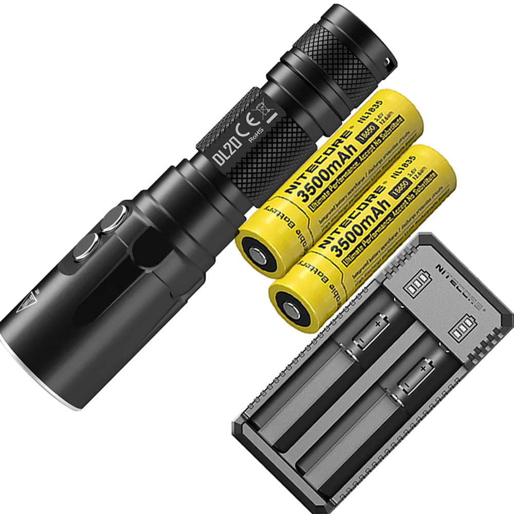 NITECORE DL20 Dive Flash светильник XP L HI V3 светодиодный максимум 1000 люмен луч заброс 223 метра