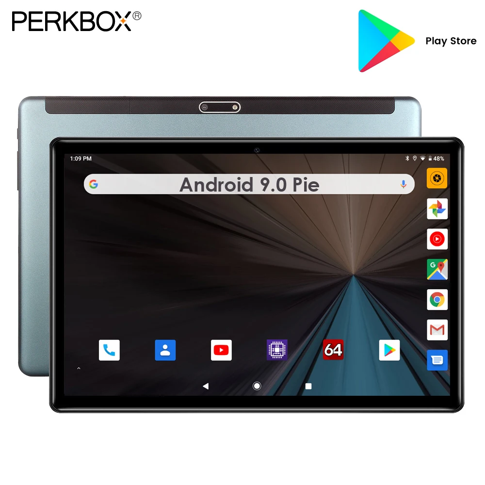 Планшет на Android 9 0 новый планшет с четырёхъядерным процессором eMMC ОЗУ 32 ГБ экран 10
