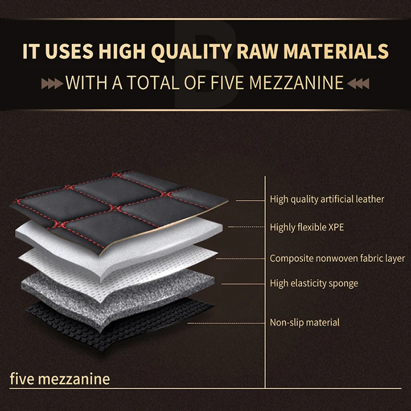 Кожаный Автомобильный Коврик для фотовспышки Fiat все модели palio viaggio Ottimo Bravo Freemont 500