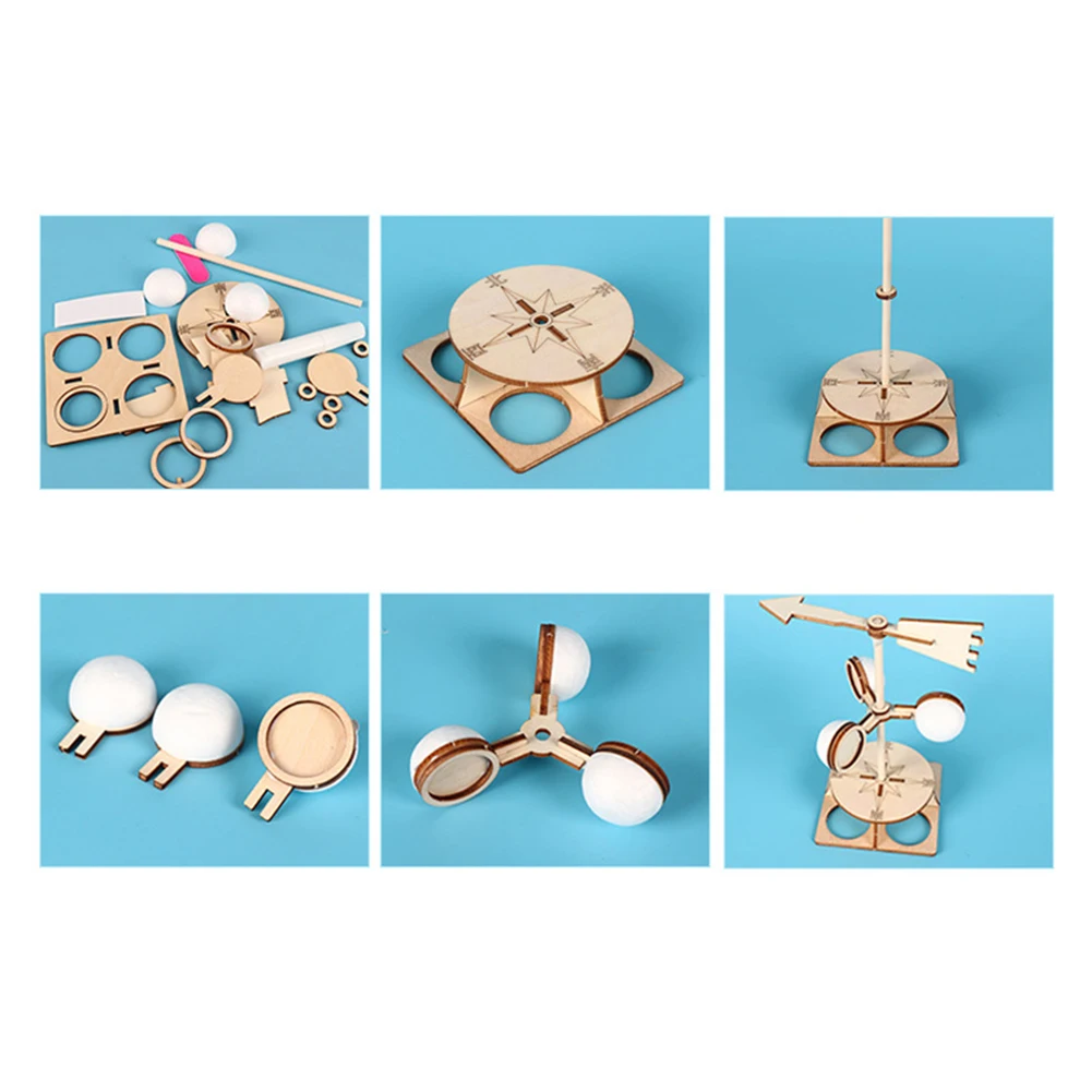 Kids DIY Wind Vane Model Kit Scientific Physics Experiment Educational Toys | Игрушки и хобби