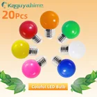 20 шт., светодиодные RGB-лампы Kaguyahime E27, 3 Вт, E27, шаровидные лампочки, 220 В переменного тока, 240 в, энергосберегающие, G45, яркие праздничные лампочки, Bomlillas Lampada