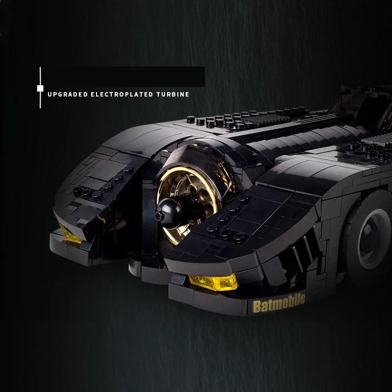 Новинка Лига Справедливости Бэтмен UCS Бэтмобиль MOC 15506 машины подходят для