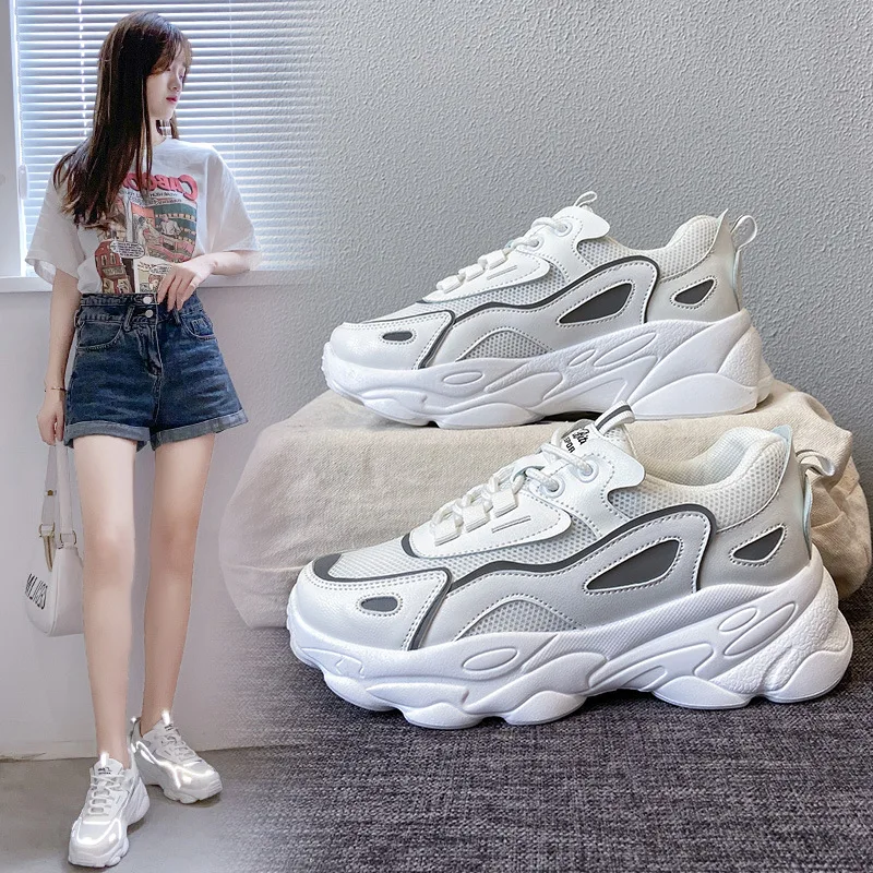

Ins tide torre shoes female han edition large base of new fund of 2021 autumn L12 increased leisure running sneakers shoes
