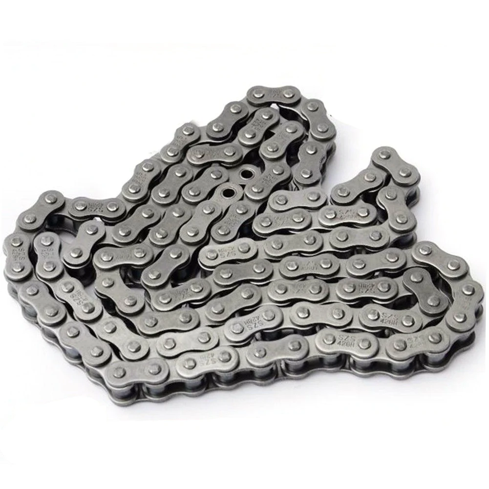 

25H 04C Practical Pitch 84 Segments Industrial Easy Install Single Strand Durable Iron Cast Transmission Roller Chain