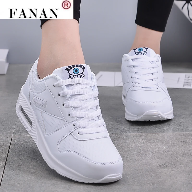

2021 NEW Women Shoes Platform Wedge Flats Pu Leather Increasing Shoes Ladies Flat Mesh Sneaker Women Casual Comfortable Footwear