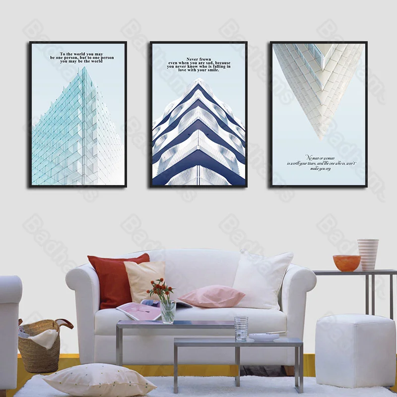 

Modern Decoration Home Irregular Building Painting Sofa Background Wall Bedroom Dining Hall Corridor Porch Hanging Painting