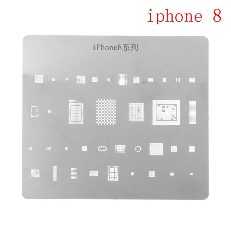 1 шт. трафарет для ремонта микросхем с интегральной схемой iPhone X/8/8 Plus|Сварочные