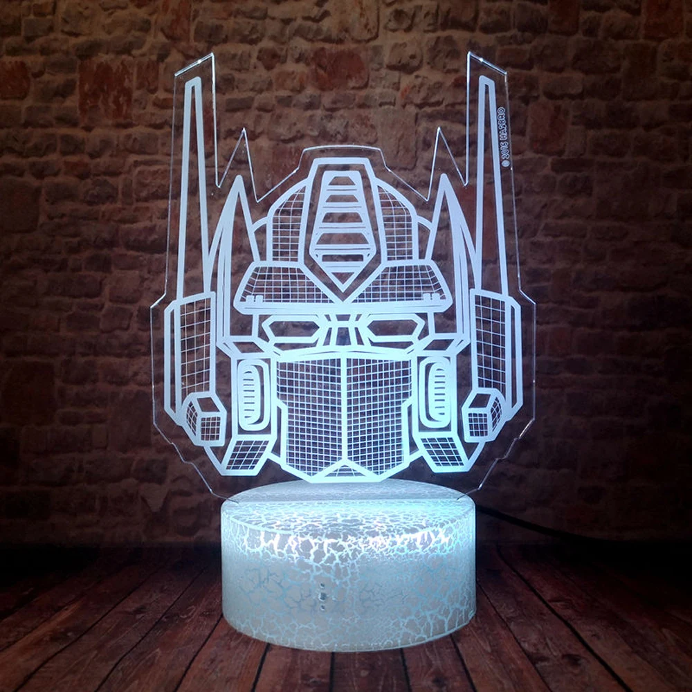 Креативный 3d рыцарь Autobots транс фигура Оптимус Прайм трансформеры 7 цветов