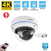 hkixdiste 4k ip face detection camera audio poe camera surveillance security cctv video outdoor waterproof ir night vision