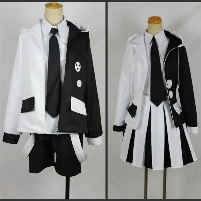 

Аниме DanganRonpa Косплей Dangan ronpa костюмы Монокума с чулками полный комплект