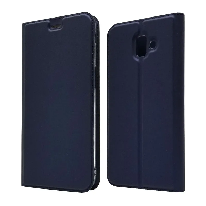 Кожаный чехол книжка для samsung Galaxy J4 J6 Plus J8 J2 Pro 2018 магнитный бумажник с подставкой A6