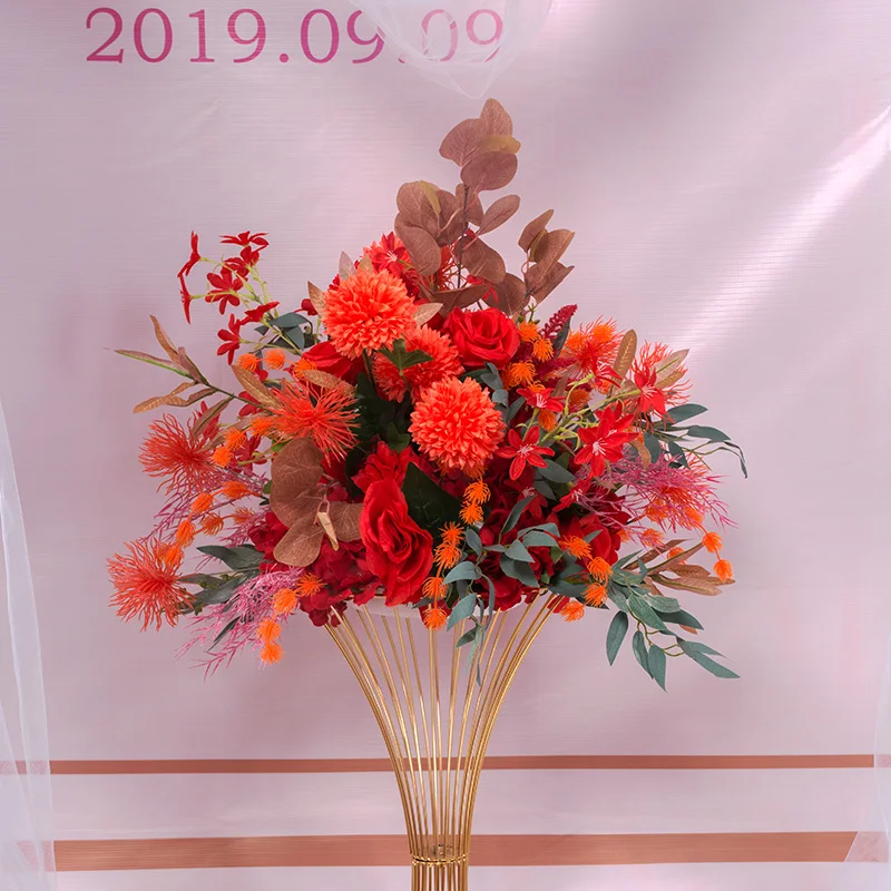 Flone искусственные цветы для свадебных декораций настольные бегуны центральный