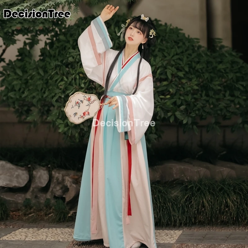 

2022 women cosplay fairy costume hanfu clothing chinese traditional ancient dress dance stage cloth classic dress princess dress