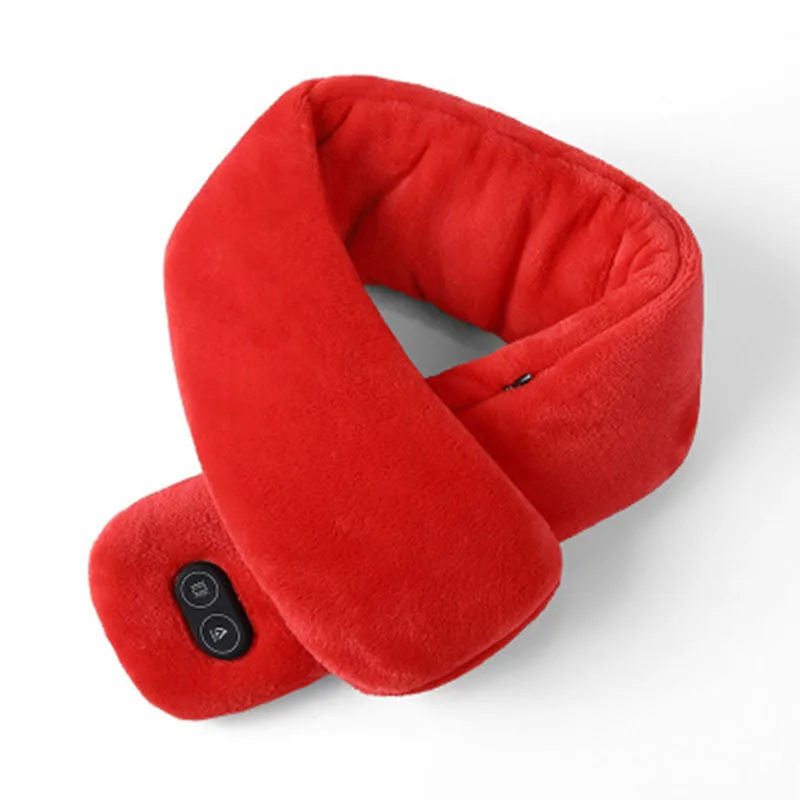 

New 2020 Winter Heated Scarf Scarf USB Women Warm Scarf Couple Scarf Neckerchief Plush Collar Scarves