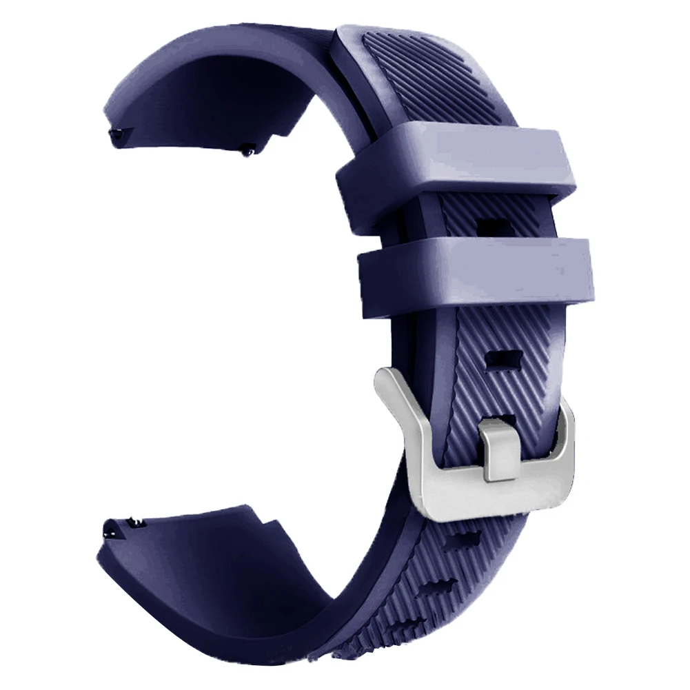 Ремешок силиконовый для наручных часов Регулируемый мягкий быстросъемный