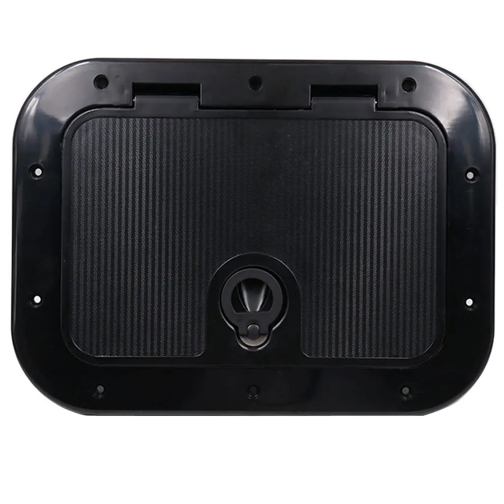 

Marine Deck Access Hatch & Lid with Latch - 14.96 x 11.02 inch (Black)