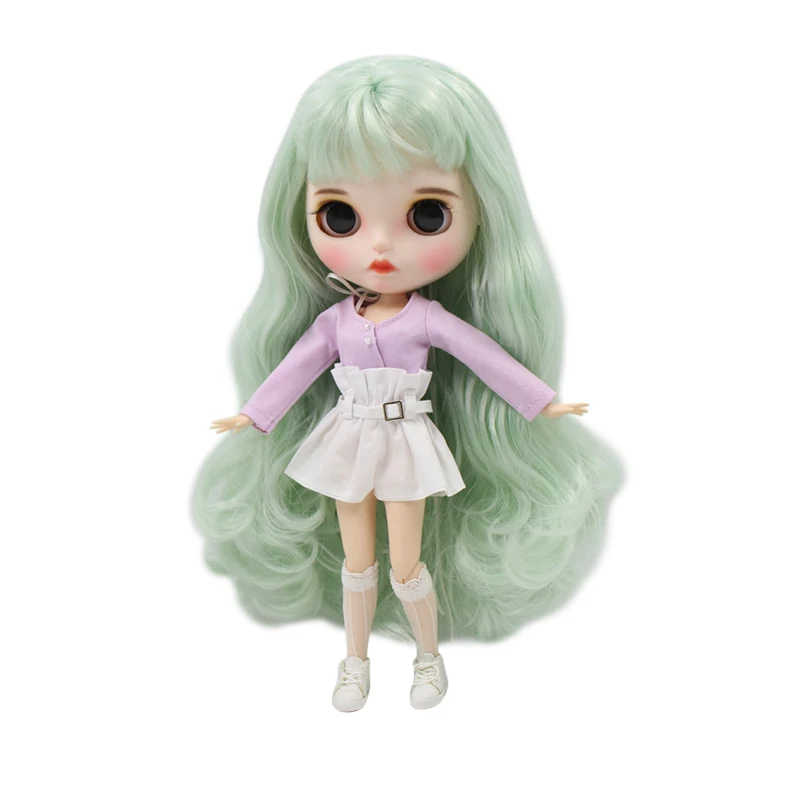 Кукла Blyth ICY DBS DollDBS 1/6 30 см bjd белье пурпурный Топ белый бюстгальтер и шорты подарок