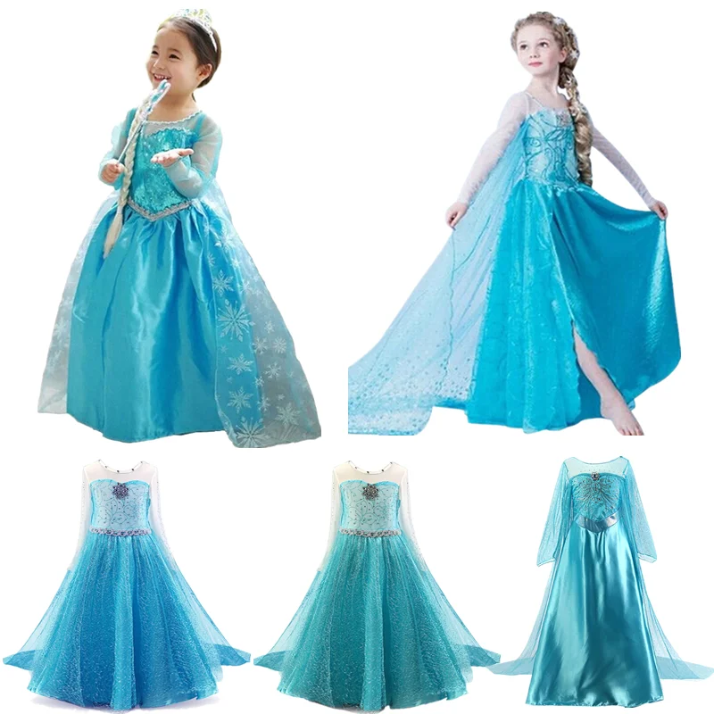 Princess Dress Girl Birthday Evening Party Halloween Costume Girls Children Christmas 4 5 6 7 8 9 10 Year | Детская одежда и обувь