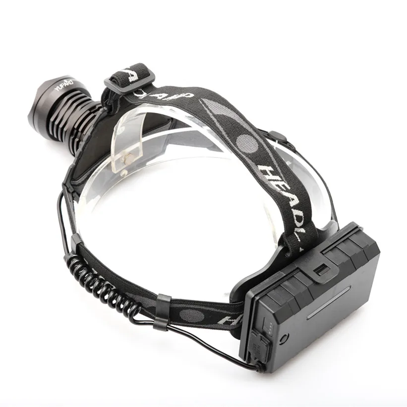 YUPARD новый открытый XHP70 светодиодный налобный фонарь мощный Тактический 20 Вт zoom USB