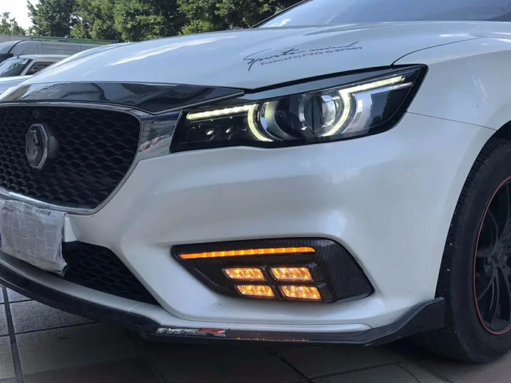 

Светодиодные дневные ходосветильник eOsuns для MG6 с желтыми поворотниками и синими ночными ходовыми огнями