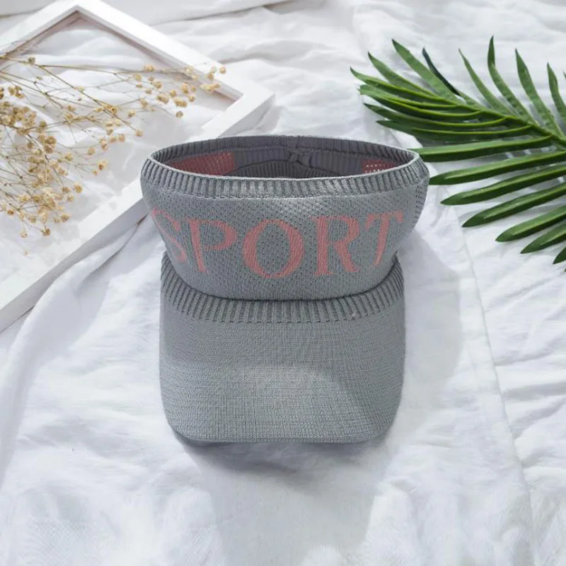 Outdoor Soft Brim Sun Visor Running Cap Summer Anti UV Sport Hiking Tennis Beach Empty Top Hat Headscarf Headband Women Men | Аксессуары