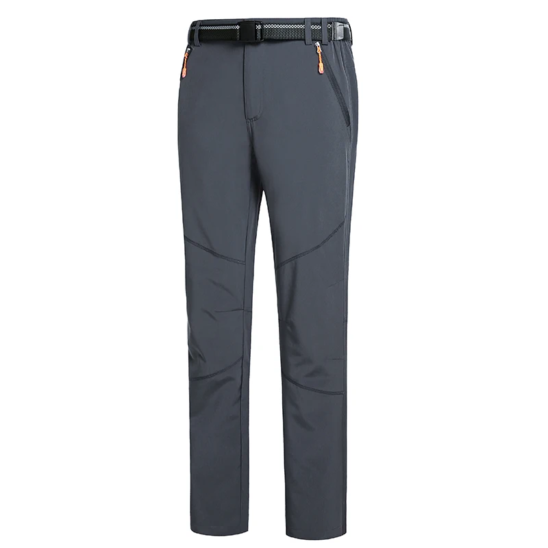 Брюки мужские быстросохнущие однотонные Капри с ремнем дышащие УФ-защитой лето |