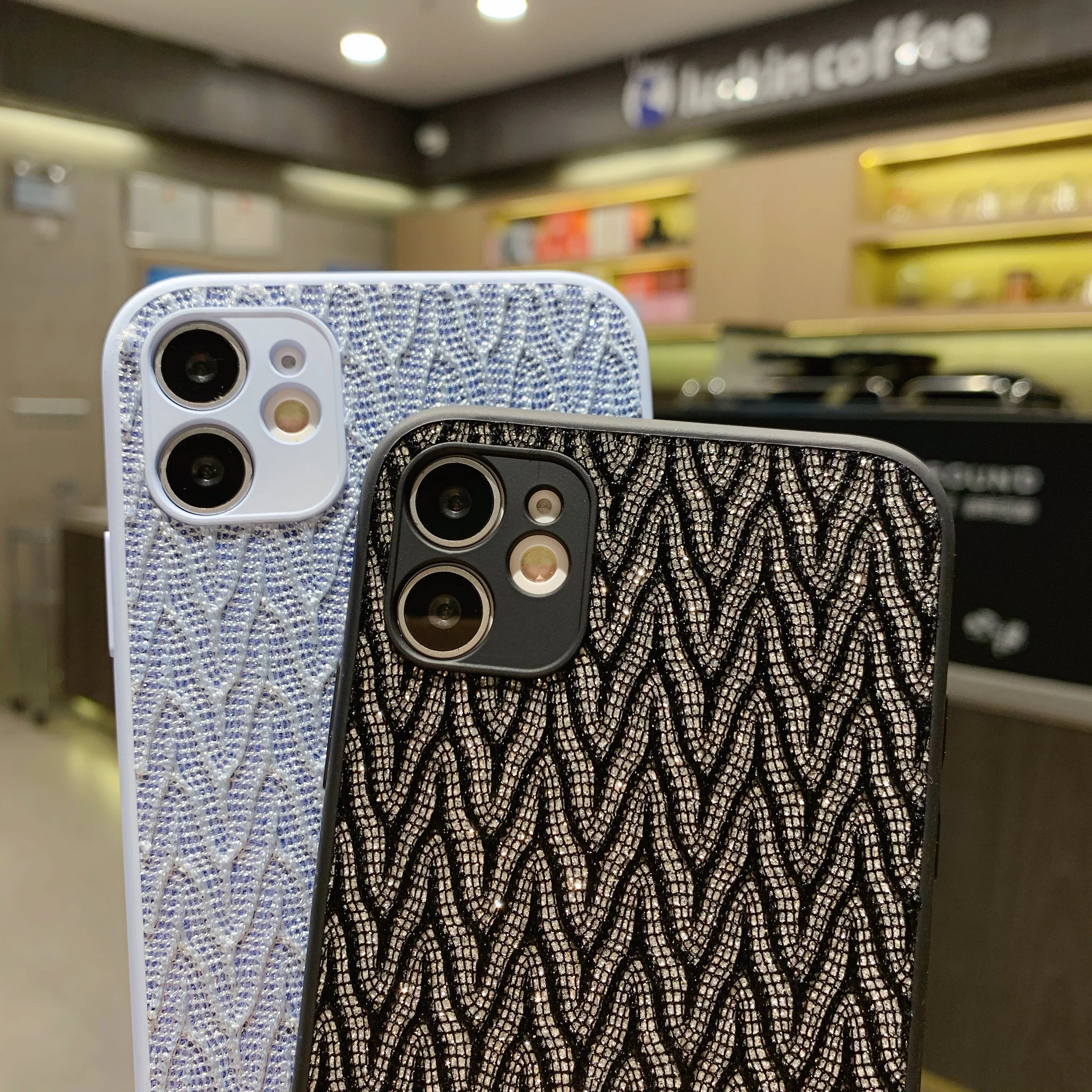 

New rainbow fabric mobile phone case for iPhone 11 / 11pro / 11promax / 12 / 12pro / 12promax / 12mini / X / XS / xsmax / XR