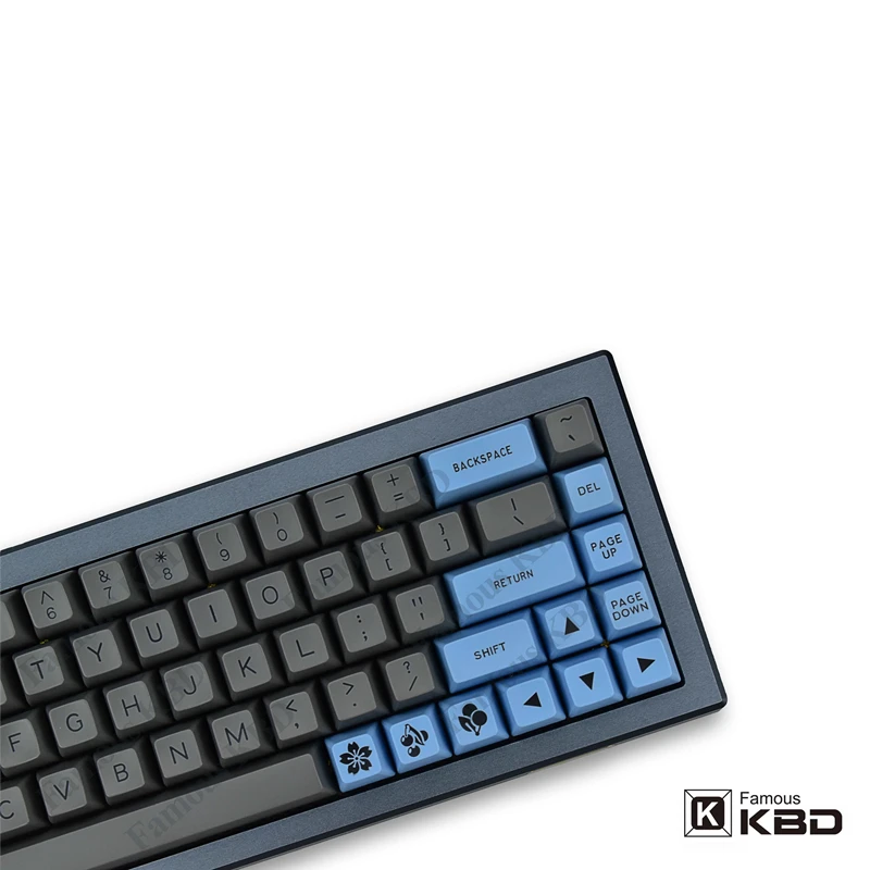 Механическая клавиатура Maxkey SA keycap два цвета серый синий ABS | Компьютеры и офис