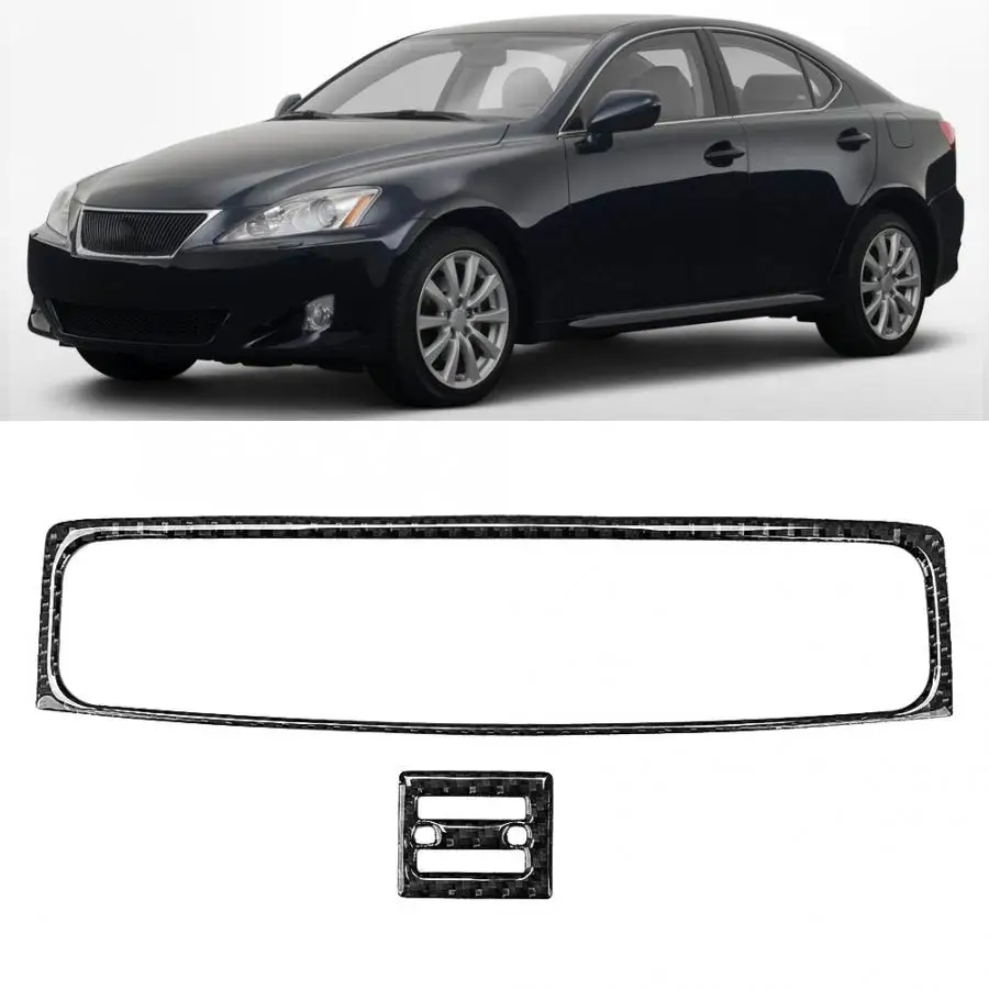 Крышка средней вентиляционной панели из углеродного волокна декоративная