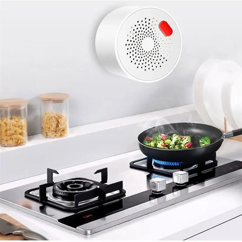 Smart Life Tuya wifi Air Alarm formaldehyde VOC carbon dioxide temperature humidity Sensor Automation Detector US Plug | Инструменты