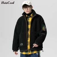 halacood hot sell winter men quality jacket coat section fashion trench coat homme brand casual fit overcoat jacket outerwear