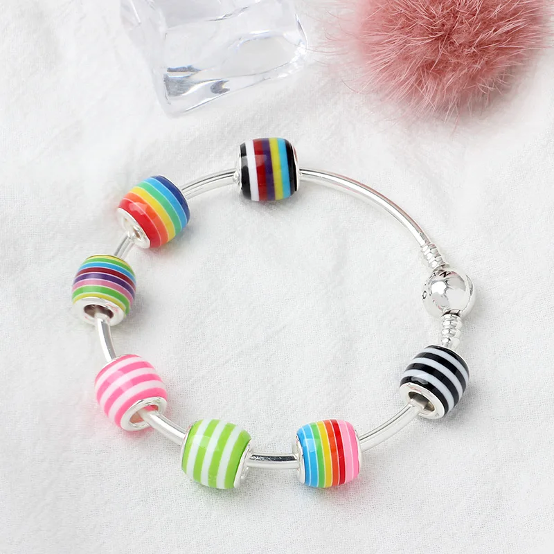 Бусины из муранского металла в форме трубки 5 шт. | Украшения и аксессуары