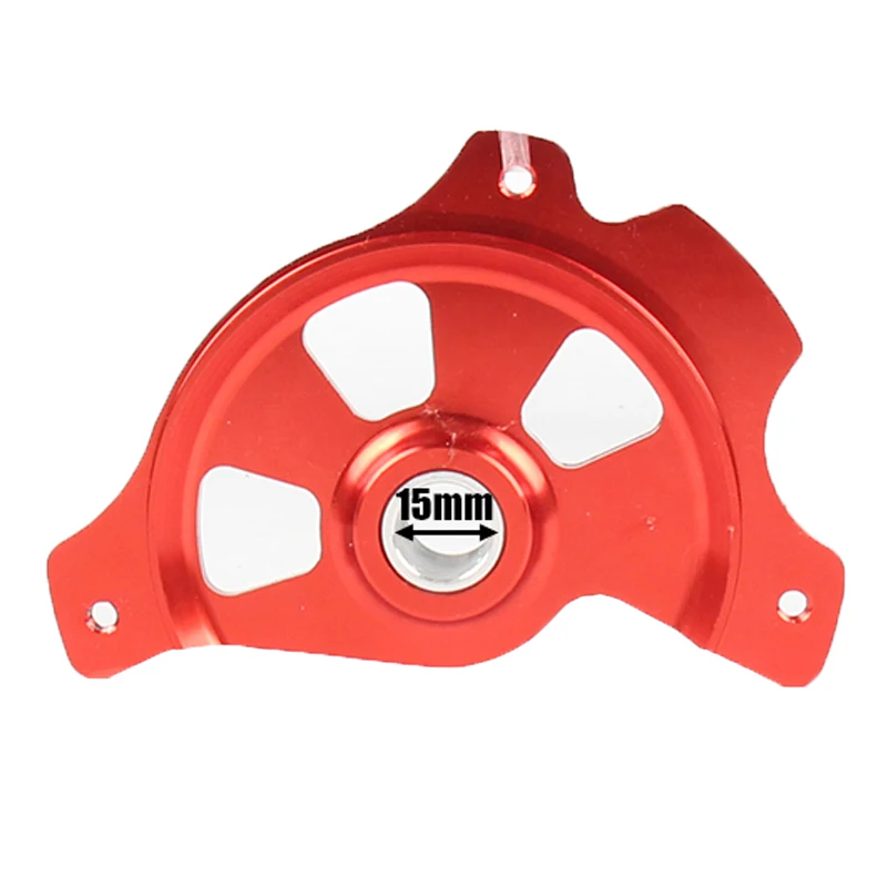Красный 15 мм ступица CRF X тормозной ротор дисковых передних тормозов Защитная