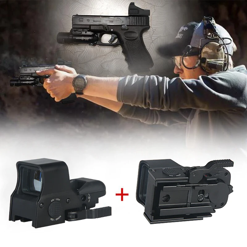 Горячая Распродажа Железнодорожный прицел Airsoft Оптика Красная точка зрения