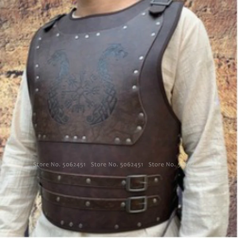 Карнавальный костюм для Хэллоуина мужской средневековый Ретро жилет Саксон