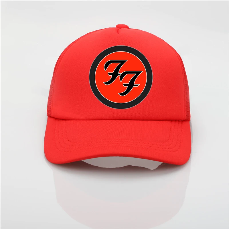 Модный сетчатый головной убор Foo Fighter печать бейсбольная кепка для мужчин и wo мужская летняя трендовая Кепка новая молодежная Джокер Солнцезащитная шляпа пляжный козырек шляпа