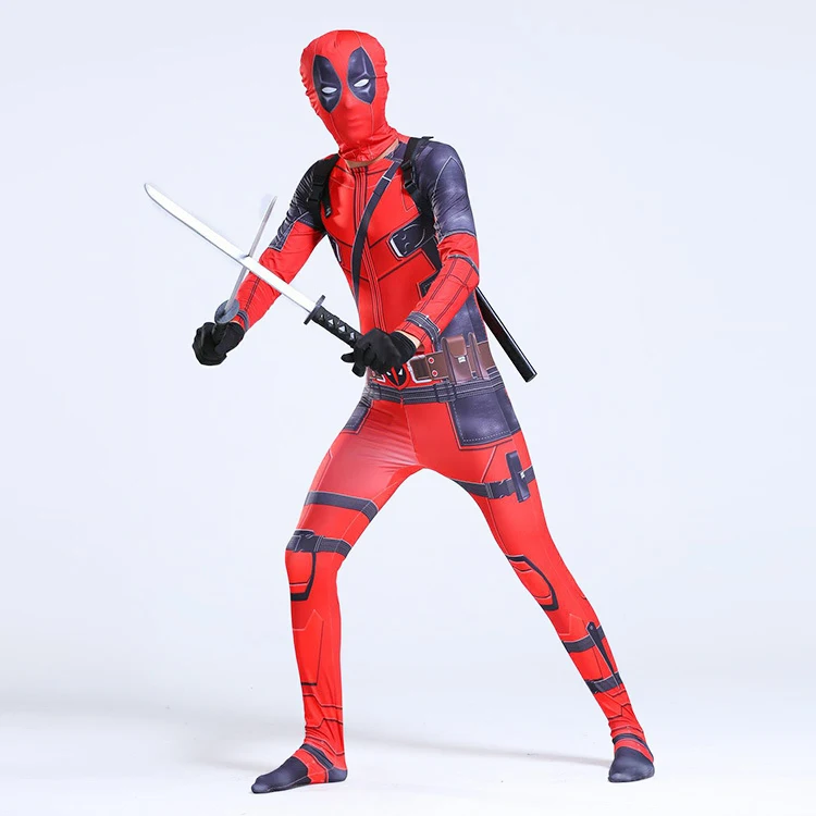 

Kids Costume Boys Cosplay Hero Costumes Mask Suit Jumpsuit Red Bodysuit Halloween Party Costume Party Gift For Boy Girls