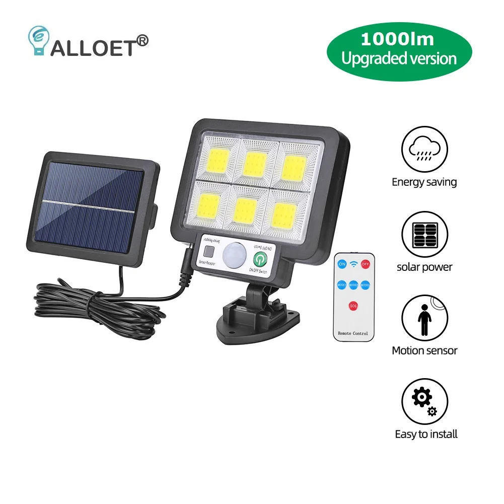 

LED Split Solar Wall Light Outdoors Waterproof Motion Sensor Induction Street Security Solar Lamp for Garden Decoration Lighting