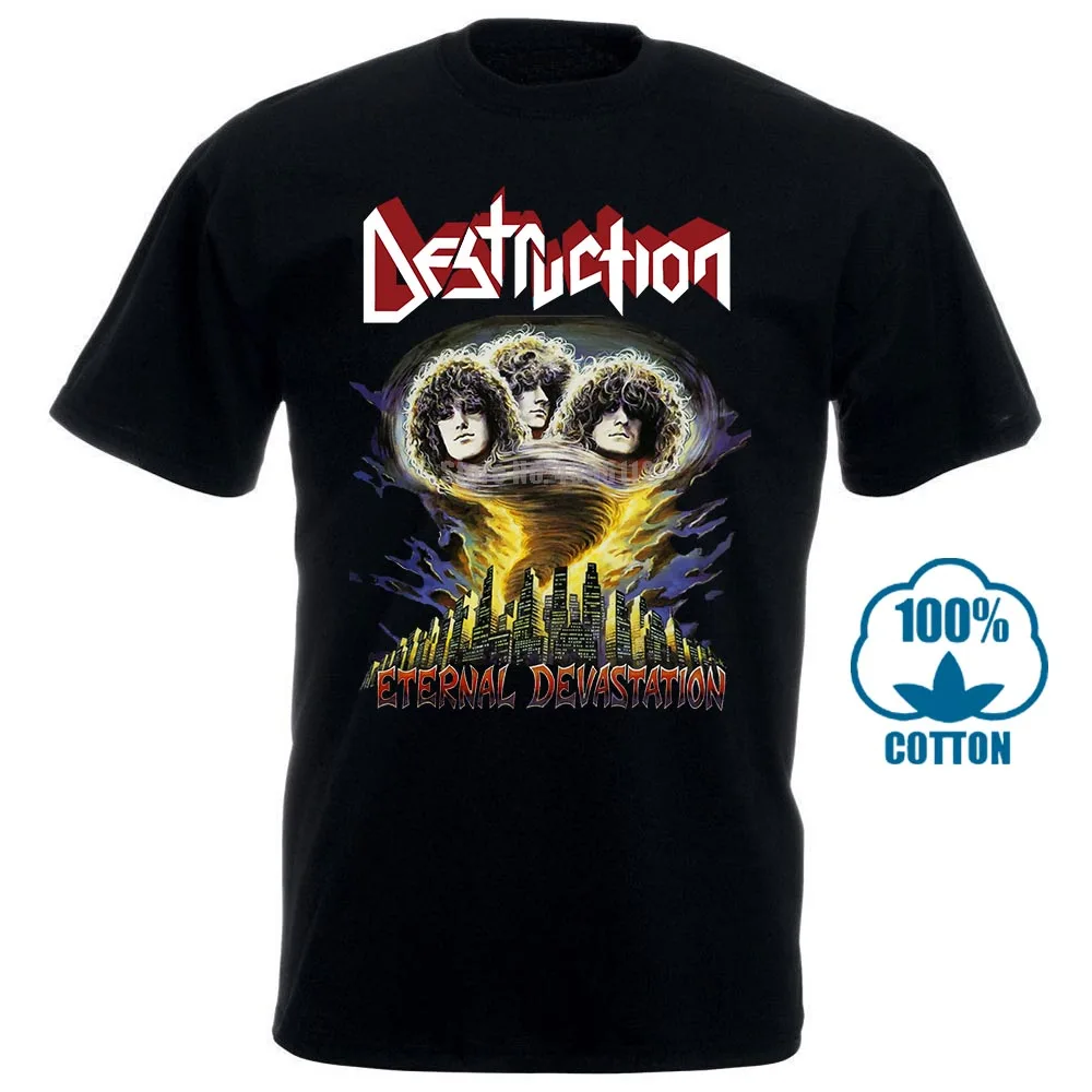 Уничтожения вечная Devastation86 трэш группа Kreator Содом новый комплект из черной кофты