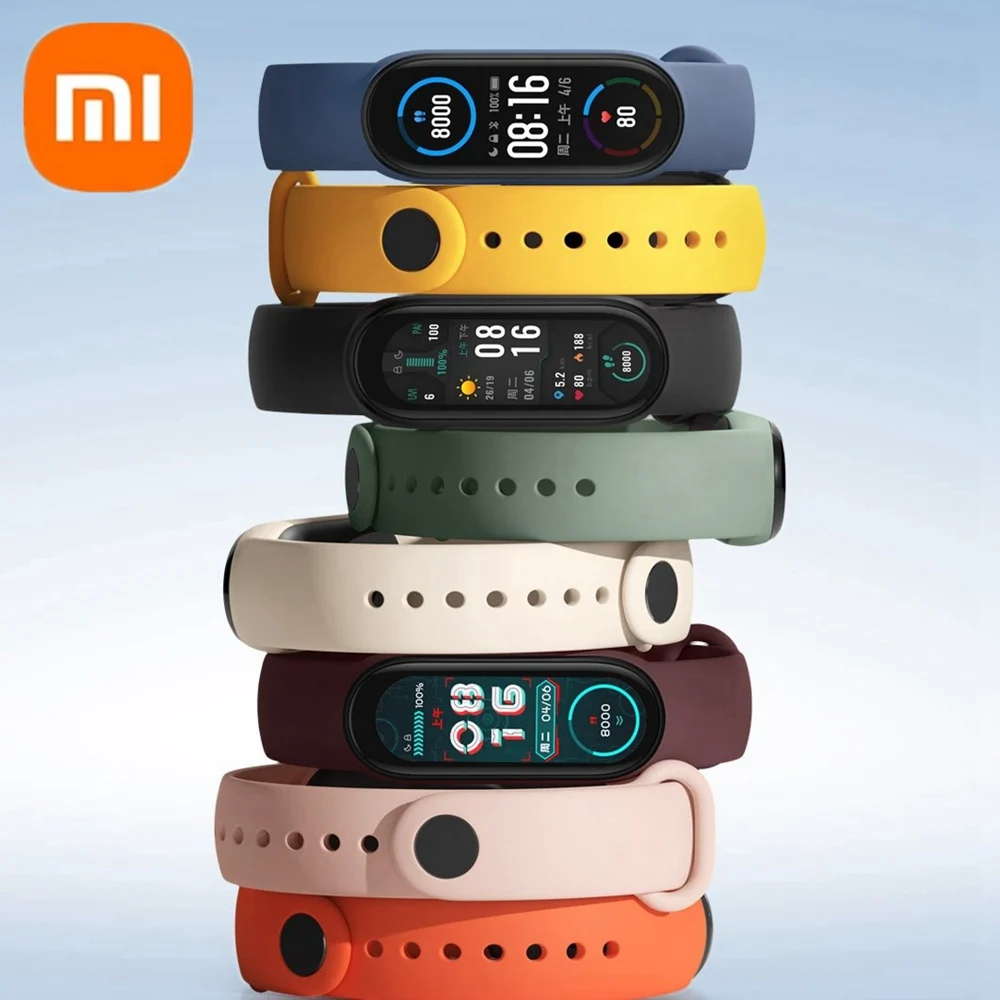 

100% оригинальный ремешок Xiaomi Mi Band 6 силиконовый сменный спортивный Мягкий ТПУ Браслет Mi Band 6 браслет Xiaomi Miband6 ремешок