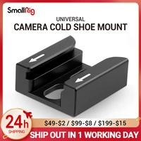 smallrig camera photo accessories cold shoe adapter with two 14 thread holes for flash light monitor microphone attach 1960