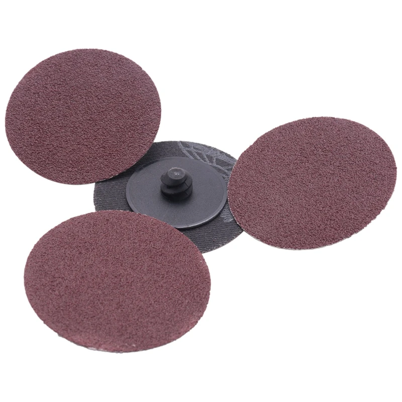 

Promotion! 50Pcs 120 Grit 2 inch Roloc Roll Lock Sanding Grinding Discs for Polishing Abrasive