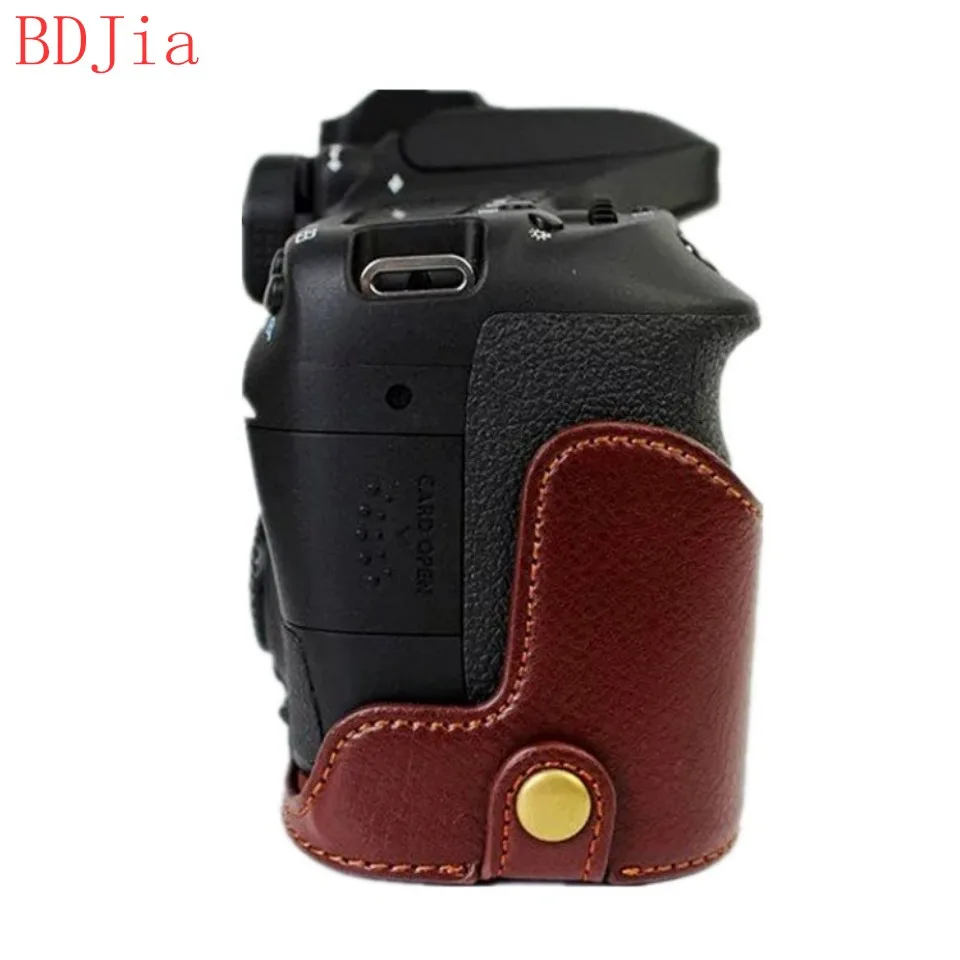 Основа корпуса для половины камеры из натуральной яловой кожи Canon 90D 80D 70D 60D (любой