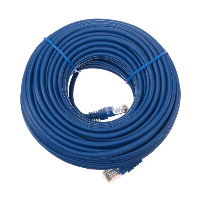 Патч-корд Gembird PP12e-20M B UTP 5е кат. RJ-45 m-RJ-45 m 20 м синий 5304818 | Электроника