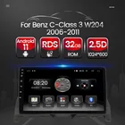 Мультимедийная система HD 1024x600, Android, GPS-навигация, автомобильное радио, стерео для Mercedes Benz C Class 3 W204 S204 2006 - 2011