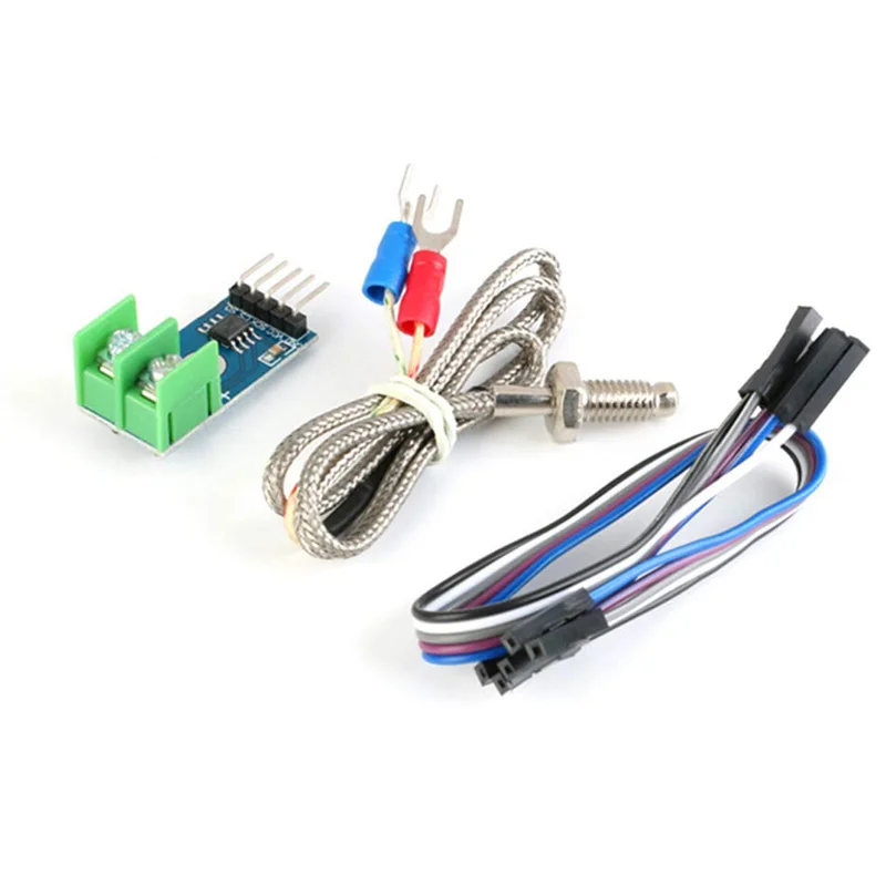 

6pcs/lot MAX6675 Module + K Type Thermocouple Sensor Temperature Degrees Module For Arduino