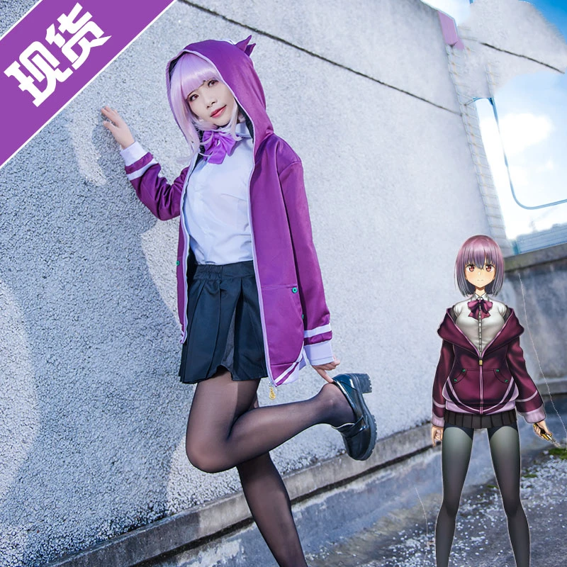 Аниме! SSSS.GRIDMAN Shinjo Akane школьная форма косплей костюм модный женский цвет новая